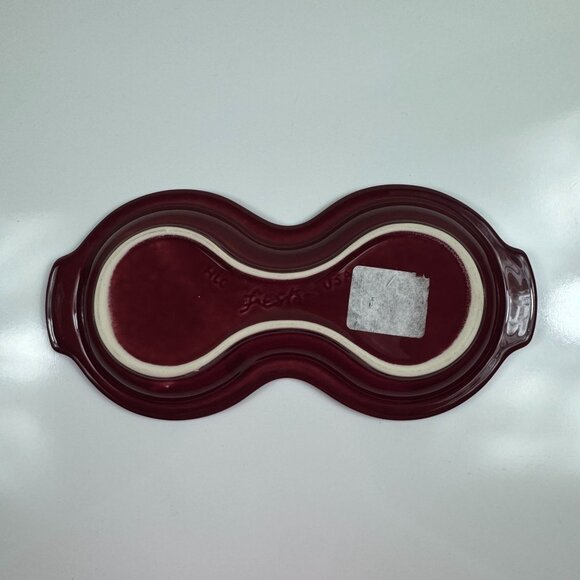 Fiesta Ware 4 Piece Sugar Bowl Creamer Set w/Tray Cinnabar Retired Serveware - Picture 10 of 13